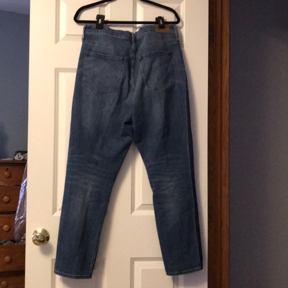 Madewell High-Rise Slim Boyjeans with Stripe - Picture 3 of 7